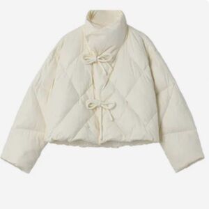 Queen Bow Puffer Jacket